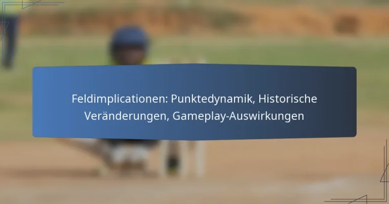 Feldimplicationen: Punktedynamik, Historische Veränderungen, Gameplay-Auswirkungen